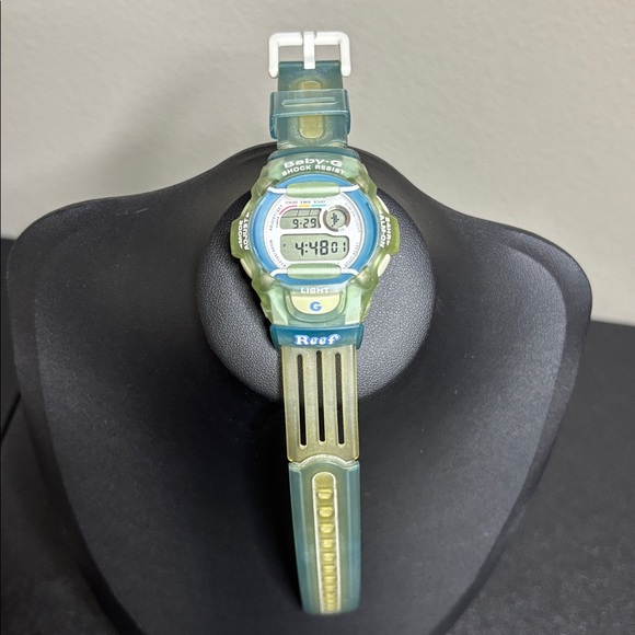 Casio Baby-G Reef Blue White Y2K Sporty Watch WORKING - Picture 1 of 8